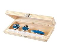 GI2794 Silverline Set di frese per porte a pannello ½” 3 p.zi 1/2"