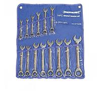 Silverline, Set di chiavi combinate a cricchetto, 14 pz. - 675226
