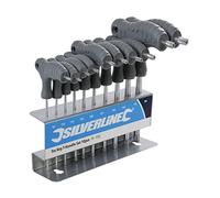 CHIAVI TORX IMPUGNATURA A T T9-T50 SET 10pz SILVERLINE 328015
