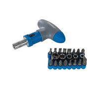 Silverline - Set di inserti per cacciavite con manico a T 22 p.zi