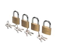 Silverline, Set di lucchetti monochiave - 675152, 4 pz.