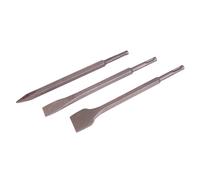 Silverline - Set di scalpelli SDS Plus 3 p.zi