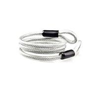 Silverline sicurezza cavo d'acciaio, 2.5mm x 100 cm