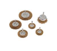Silverline Spazzola a Disco Metallica & Tazza Set 6pk 6mm Gambo Power Accessori
