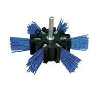 Silverline Spazzola ad alette in nylon 100mm fina