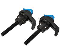 Silverline Tools Morsetti per banco da lavoro TB02 Set 2 pezzi Nero