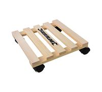 Silverline Tools 295928 Piattaforma quadrata con ruote, per piante e vasi, 0