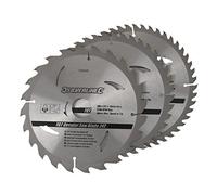 Sega Circolare TCT Lame 3pk 200 - 30 - 25, 18, 16mm Fai da Te Potenza Accessori