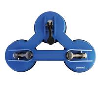 Silverline Tools Ventosa tripla per vetri 868582 – diametro 115 mm, blu