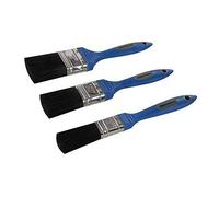 Silverline Tools Silverline 704313 - Pennello con setole sintetiche e manico gommato, 3 pezzi