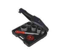 Silverline Tungsteno Sabbia Holesaw Kit 8pce 33-83mm Fai da Te Potenza Accessori