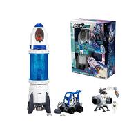 Silverlit Astropod by Pack Ultimate Cohete y Conector-Tema Universo y Espacio-Construcción y Experimentos-Desde 6 Años, 80341, Blanco y Azul, Colore Bianco e Blu