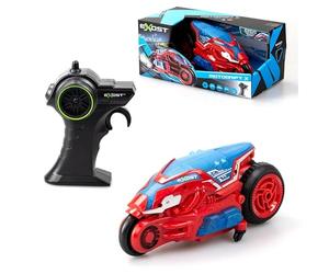 Silverlit- EXOST-Moto Mando a distancia MOTODRIFT X-LED-2.4Ghz -Rojo-23 cm, 20288, Rojo