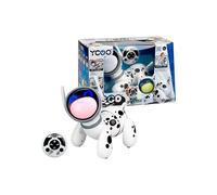 Silverlit Ycoo Jiggo - Cane Robot interattivo con Telecomando - Naso Luminoso emozionale e sensore tattile - Reagisce alle carezze, 88497