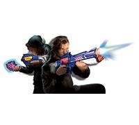 Silverlit- Lazer M.A.D. -Advance Battle Ops Blasters X Versione Extrême + 2 bersagli + 2 croci Pompa + 1 modulo multitiri, Colore Rosso/Giallo, Media, 86872