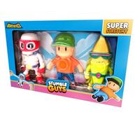 Silverlit - Stumble Guys - Set di 3 figure Monster Flex 12 cm - Personaggi estensibili e estensibili - Giocattolo per bambini dai 5 anni