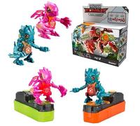 Silverlit YCOO - Biopod Kombat Duo Pack - 2 Creature Elettroniche Sonore e Luminose da Costruire e da Collezionare - Rosa e Verde - Giocattolo per Bambini dai 5 anni in su.