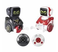 Silverlit Ycoo by Kickabot - Robot da calcio radiocomandati da 15 cm, giocattolo confezione da 2 robot - 3 giochi disponibili: calcio, bowling, corsa al plot