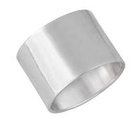 Silverly Anello Argento 925 Lucido A Fascia Spesso Liscio Semplice