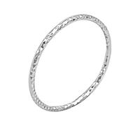 Silverly Anello Impilabile in Argento Sterling con Taglio a Diamante per Donna | Anelli di Promessa con Fascia Sottile Sfaccettata Scintillante | Cinturino Minimalista Impilabile