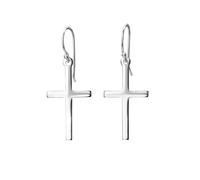 Silverly Argento Sterling .925 Orecchini Pendenti con Croce Semplici Lucidati