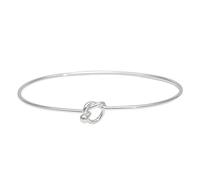 Silverly Braccialetti in Argento Sterling con Nodo d'Amore e Amicizia per Donna, in Argento Massiccio 925 | Braccialetto dell'Amicizia Classico | Gioielli Regalo per Damigelle d'Onore