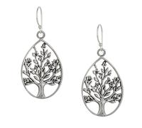 Silverly Orecchini Argento 925 Filigrana Albero Della Vita Goccia Pendenti