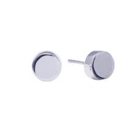 Silverly Orecchini Argento Sterling 925 Lucido Geometrici Rotondi Contemporanei