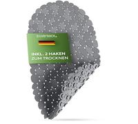 SilverRack DermaSensitivo - Tappetino per vasca da bagno, 100% privo di BPA (grigio scuro), effetto pietra, 69 x 36 cm, tappetino da doccia antiscivolo per una presa sicura nella vasca da bagno