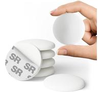 SilverRack Fermaporta Adesivo da Muro Bianco [12 pezzi] - Paracolpi Porta per Proteggere Pareti - Gommini per Porte come Fermaporta da Pavimento o da Maniglia Proteggi Maniglia Porta - Ferma Porte