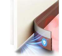 SilverRack Paraspifferi porta blindata Premium - Paraspifferi sottoporta - 1x1m Marrone - Paraspiffero Isolante dal Freddo Ideale per l'Isolamento Acustico - Paraspiffero per Porta d'Ingresso