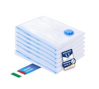 SilverRack Sacchetti Sottovuoto [6 Pezzi] da 80x100 cm - Per Abbigliamento, Piumini e Vestiti Salvaspazio