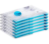 SilverRack Sacchetti sottovuoto per vestiti [6 pezzi] in 40 x 60 cm - Senza BPA - Sacchetti sottovuoto per vestiti, cuscini e giacche (Sacchetti sottovuoto per vestiti e piumoni, 6x Small (40x60 cm))