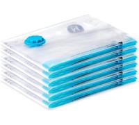 SilverRack Sacchetti sottovuoto per vestiti [6 pezzi] Medium (50x70 cm) - IN TICHETTE - sacchetti sottovuoto di medie dimensioni per vestiti e giacche - Aufbewahrung sacchetti sottovuoto