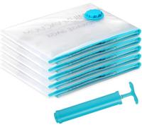 SilverRack Sacchetti Sottovuoto per Vestiti e Piumoni [5 pezzi] in 80 x 100 cm - Senza BPA - Sacchetti Sottovuoto per Vestiti, Cuscini e Giacche - Conservazione Sacchetti Sottovuoto