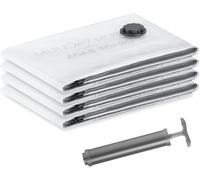 SilverRack Sacchettisottovuoto per copriletti [4 pezzi] in 80 x 100 cm - sacchetti per vestiti e coperte