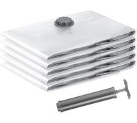 SilverRack Sacchettisottovuoto per vestiti, cuscini e giacche [5 pezzi] 60 x 80 cm - Senza BPA - Conservazione sacchetti sottovuoto