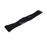 Silverstone 24pin -24pin, 0.3m 0,3 m (Silverstone 24-pin ATX 30cm Extension - Black) NEW