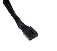 SilverStone 4 pin PWM (female) - 4 pin PWM (male) Sort 10cm Splitter til blÃ¦ser NEW