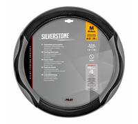 Pilot Coprivolante Silverstone 32945 in similpelle - M - Ø 37/39 cm - Grigio
