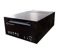 Silverstone Custodia Mini-ITX in lega di alluminio con adattatore da CC a CC da 60 Watt LC12B (nero)