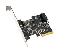 SilverStone ECU04-E USB-Adapter PCIe 2.0 Controllore Serial SST-ECU04-E