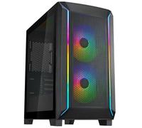 SilverStone FARA 312 Micro-ATX Gehäuse Tempered Glass black SST-FA312Z-BG
