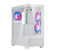 Silverstone Lucid 05, squisita cassa ATX con audace vista panoramica a 270°, SST-LD05-W-ARGB (bianco)
