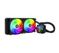Silverstone PF240-ARGB Processore Raffreddatore di liquidi tutto in uno 12 cm Nero 1 pz