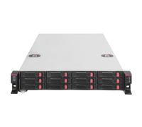 SILVERSTONE CHASIS DE ALMACENAMIENTO CON MONTURA EN RACK 2U DE 12 BAHÍAS 2,5â€ /3,5â€ HDD/SSD CON INTERFAZ MINI-SAS HD SFF-8643 12