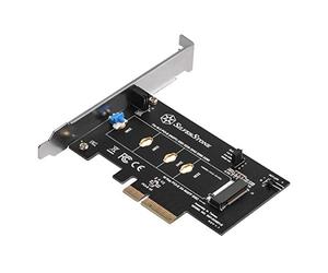 SilverStone Scheda Adattatore ECM21-E M.2 da PCIe/NVMe SSD a PCIe x4 Senza Viti