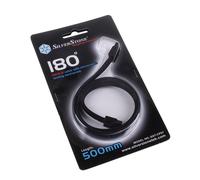SilverStone Seriel ATA-kabel Sort 50cm NEW