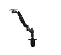 SilverStone SST-ARM11BC - Staffa per ARM LCD LED Monitor, aggiustabile, rotazione 360°, inclinazione 90° sopra/sotto/dx/sx e basculante di 180° - Max VESA 100x100, nero