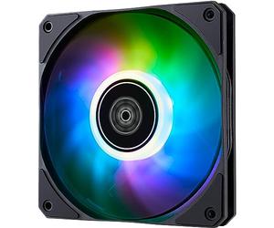 SilverStone SST-AS120B-ARGB 120X120 15, Ventilatore per case, 120mm, ARGB, Ventilatore di Caja, Compatibile con Computer Desktop